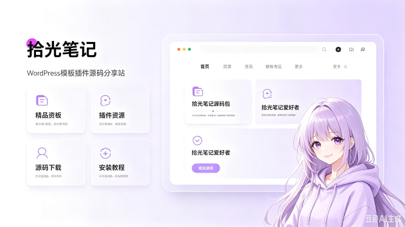 拾光笔记<br>建站简介-拾光笔记